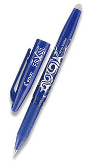 Gumovacie pero Pilot FriXion Ball, 0,7 mm, modré