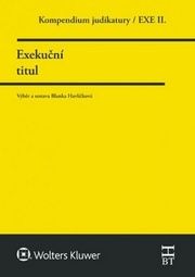 Kompendium judikatury. Exekuční titul
