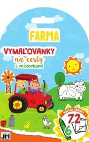 Vymaľovanky na cesty Farma/s voskovkam