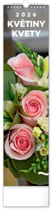 Květiny 2026 – nástěnný kalendář