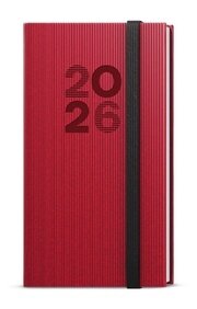 Týdenní diář 2026 Jakub Vigo kapesní červená