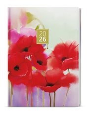 Týdenní diář 2026 Oskar Lamino A5 Máky