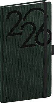 Kapesní diář Ajax 2026 zelený