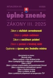 Aktualizácia III-3 2025 – Zamestnanosť a pobyt cudzincov