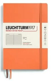 LEUCHTTURM1917 Medium (A5), Apricot, 123 S., linajkový - zápisník