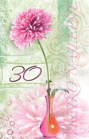 Pohľadnica - 30 s vázou