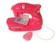 Šijací stroj, svetlo, zvuk