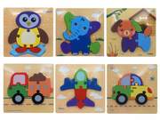Detské drevené puzzle