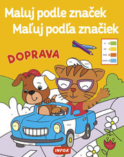 Maluj podľa značiek - doprava