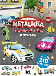 Metalická samolepková knižka - Doprava