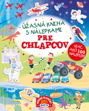 Úžasná kniha s nálepkami pre chlapcov – viac ako 100 nálepiek!
