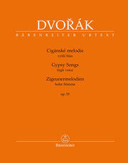 Dvořák - Cigánské melodie op. 55 pro hlas a klavír BA 10431
