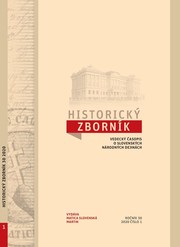 Historický zborník 1/2021