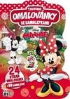 Tvarované omalovánky se samolepkami Minnie