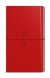 Týdenní diář 2026 Jakub Dueto kapesní červená