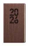 Týdenní diář 2026 Jakub Wood kapesní hnědá