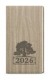 Týdenní diář 2026 Jakub Wood kapesní světle hnědá
