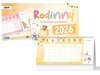 Rodinný plánovací kalendář 2026 - stolní kalendář