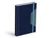 Diář 2026 D801 PU blue/dark blue s gumkou