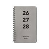 Diář tříletý 14denní, stříbrný
