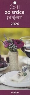 Čo ti zo srdca prajem - Kalendár 2026 (záložkový)