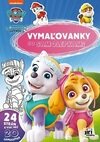 Vymaľovanky so samolepkami - Labková patrola (A4)