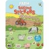 Hra so silikónovými samolepkami Farma