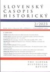 Slovenský časopis historický  2 / 2023