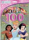 100 samolepiek s maľovankovými listami Disney Princezné