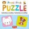 První PUZZLE - kolieska a ováliky - Prvé PUZZLE - kolieska a ováliky (CZ-SK vydanie)